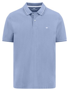 Fynch-Hatton Solid Color Contrast Tipping Poloshirt New Breeze