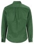 Fynch-Hatton Solid Color Cotton Corduroy Button-Down Overhemd Dark Leaf