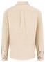 Fynch-Hatton Solid Color Cotton Corduroy Button-Down Overhemd Zand