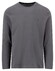 Fynch-Hatton Solid Color Crew Neck Long Sleeve T-Shirt Asphalt