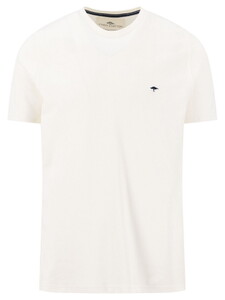 Fynch-Hatton Solid Color Crew Neck Premium Cotton T-Shirt New Off White