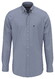 Fynch-Hatton Solid Color Denim Button-Down Overhemd Crystal Blue