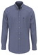 Fynch-Hatton Solid Color Denim Button-Down Overhemd Misty Blue