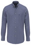 Fynch-Hatton Solid Color Denim Button-Down Overhemd Misty Blue