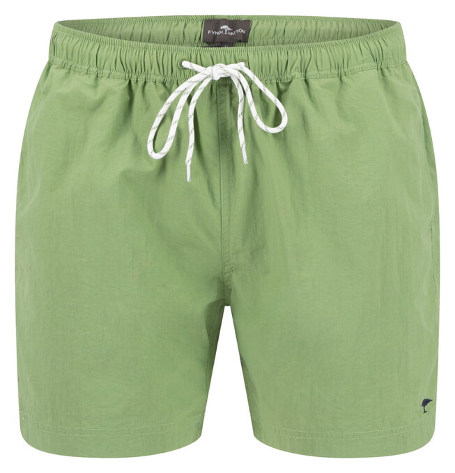 Fynch-Hatton Solid Color Drawstring Swim Short Avocado