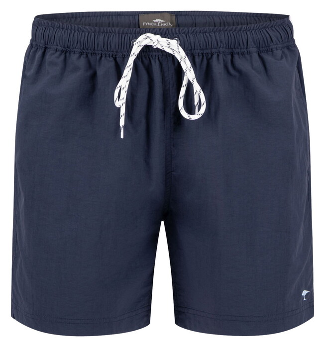 Fynch-Hatton Solid Color Drawstring Swim Short Navy