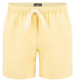 Fynch-Hatton Solid Color Drawstring Swim Short Pale Yellow