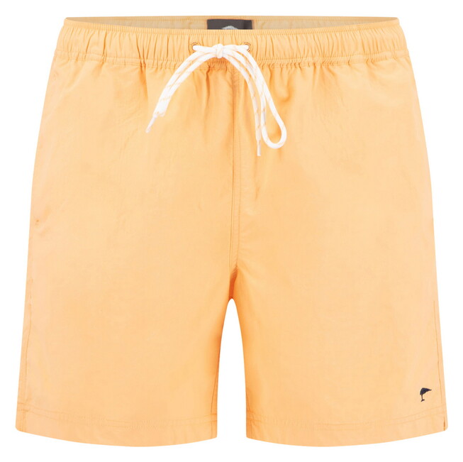 Fynch-Hatton Solid Color Drawstring Swim Short Tangerine