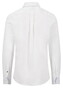 Fynch-Hatton Solid Color Essential Dobby Button-Down Overhemd Wit