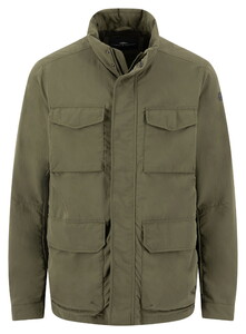 Fynch-Hatton Solid Color Fieldjacket Jack Donker Khaki