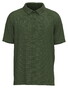 Fynch-Hatton Solid Color Fine Texture Jacquard Resort Overhemd Donker Khaki