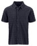 Fynch-Hatton Solid Color Fine Texture Jacquard Resort Overhemd Navy