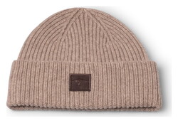 Fynch-Hatton Solid Color Knit Beanie Muts Taupe