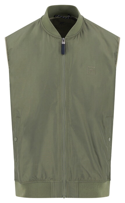 Fynch-Hatton Solid Color Lightweight Body-Warmer Dusty Olive