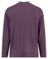 Fynch-Hatton Solid Color Mock Neck Cotton Interlock T-Shirt Aubergine