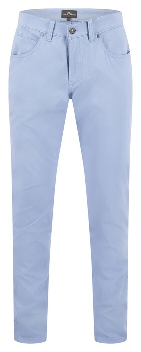 Fynch-Hatton Solid Color Modern 5-Pocket Broek Sky