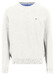 Fynch-Hatton Solid Color O-Neck Superfine Cotton Trui New Off White