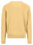 Fynch-Hatton Solid Color O-Neck Superfine Cotton Trui Pale Yellow