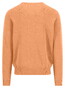 Fynch-Hatton Solid Color O-Neck Superfine Cotton Trui Tangerine