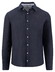 Fynch-Hatton Solid Color Premium Linen Shirt Navy