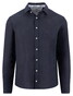 Fynch-Hatton Solid Color Premium Linen Shirt Navy