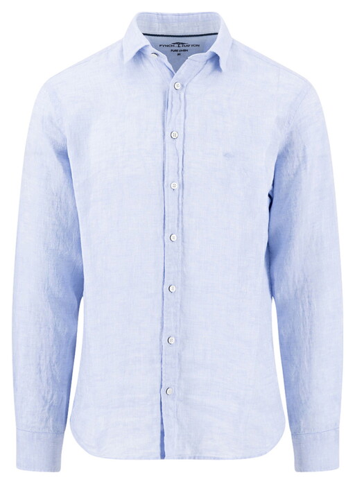 Fynch-Hatton Solid Color Premium Linnen Overhemd New Breeze