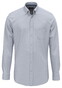 Fynch-Hatton Solid Color Premium Washed Oxford Button-Down Overhemd Harbor Blue