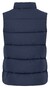 Fynch-Hatton Solid Color Puffer Vest High Zip Collar Body-Warmer Dark Navy