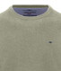 Fynch-Hatton Solid Color Round Neck Superfine 3-Ply Cotton Trui Clay