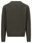 Fynch-Hatton Solid Color Round Neck Superfine 3-Ply Cotton Trui Cypress