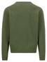 Fynch-Hatton Solid Color Round Neck Superfine 3-Ply Cotton Trui Moss