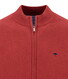 Fynch-Hatton Solid Color Stand-Up Collar Superfine Cotton Vest Brick