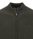 Fynch-Hatton Solid Color Stand-Up Collar Superfine Cotton Vest Cypress