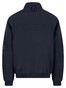 Fynch-Hatton Solid Color Stand-Up Zip Collar Blouson Dark Navy
