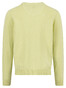 Fynch-Hatton Solid Color Superfine 3-Ply Cotton V-Neck Trui Pear
