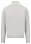 Fynch-Hatton Solid Color Troyer Zip Superfine Cotton Trui Snow White