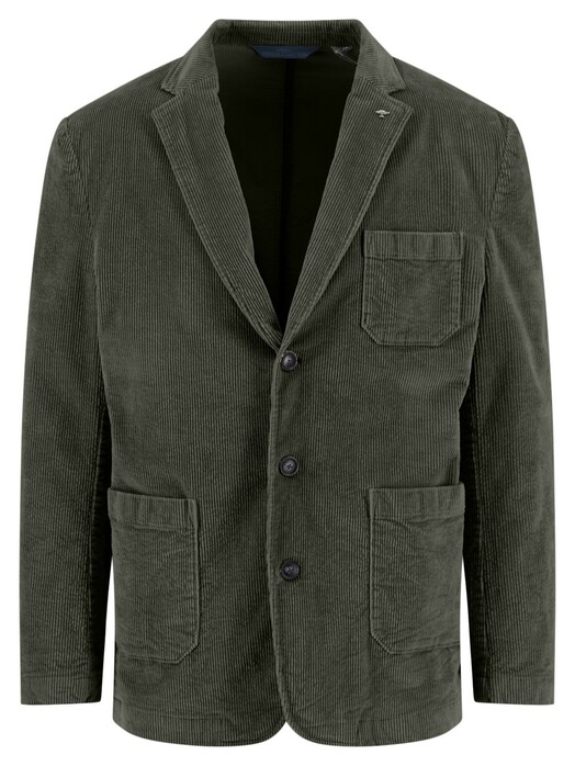 Fynch-Hatton Solid Color Unconstructed Corduroy Blazer Dusty Forest