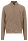 Fynch-Hatton Solid Color Zip Air Cotton Vest Taupe