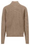 Fynch-Hatton Solid Color Zip Air Cotton Vest Taupe
