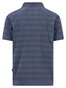 Fynch-Hatton Striped Cotton Jacquard Polo Navy