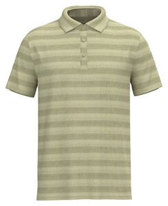 Fynch-Hatton Striped Cotton Jacquard Polo Pistache