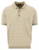 Fynch-Hatton Striped Cotton Linnen Polo Pistache