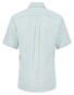 Fynch-Hatton Striped Linnen Cotton Button-Down Overhemd Minty Green