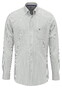 Fynch-Hatton Striped Oxford Button-Down Shirt Dark Leaf