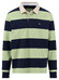 Fynch-Hatton Striped Rugby Polo Pullover Trui Navy-Groen