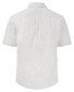 Fynch-Hatton Striped Squares Pattern Short Sleeve Kent Collar Overhemd Vivid Yellow