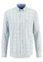 Fynch-Hatton Structure Check Button Down Shirt Spring Green
