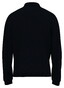 Fynch-Hatton Structured Cotton Polo Pullover Navy