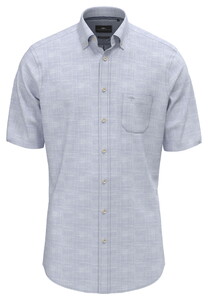 Fynch-Hatton Subtle Check Slub Cotton Overhemd New Breeze