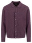 Fynch-Hatton Subtle Cotton Mélange Buttoned Superfine Cotton Vest Aubergine